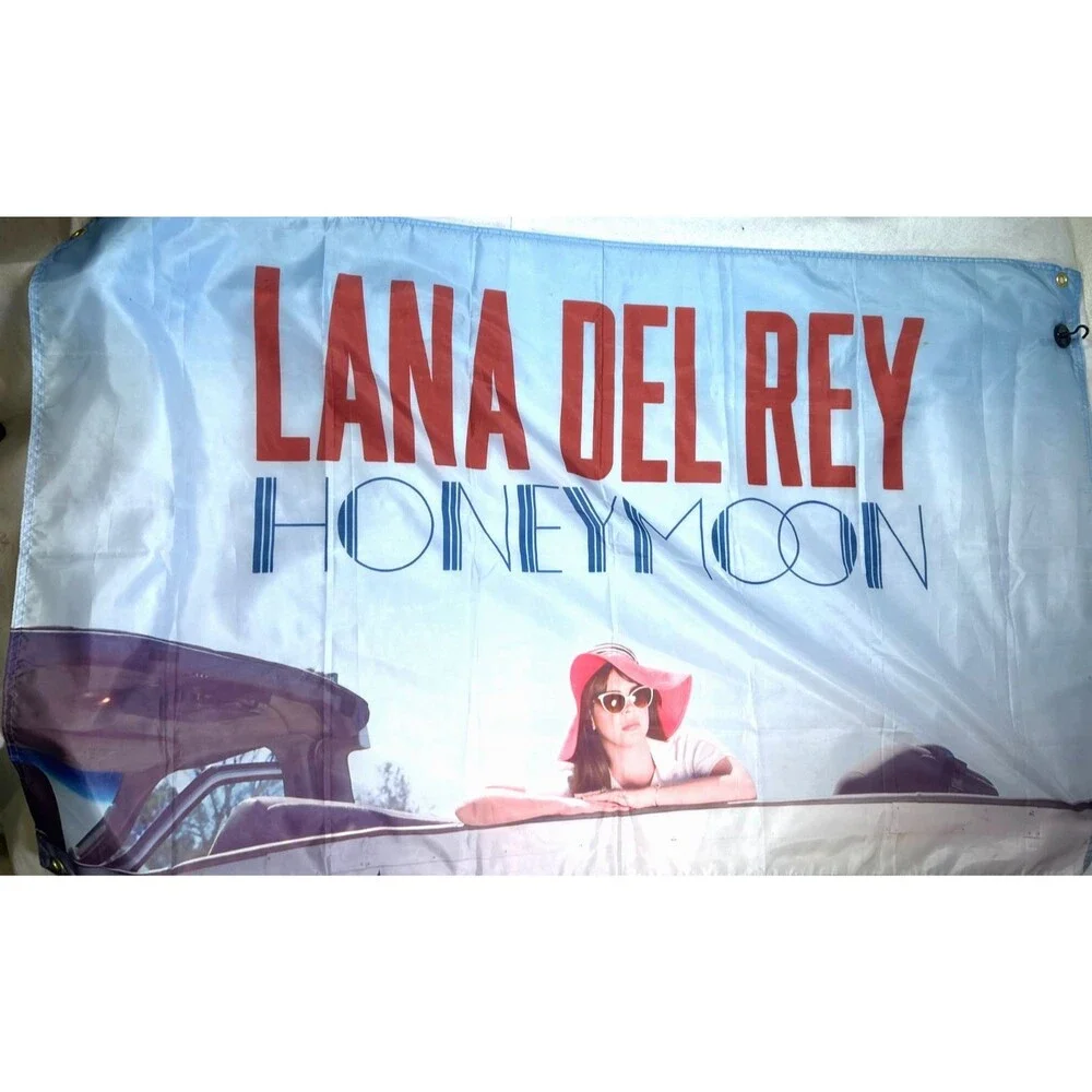 Lana Del Rey Honeymoon Banner Flag Wall Tapestry Concert Decor